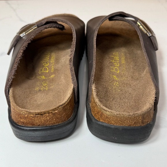 Betula by Birkenstock Leather Slides Adjustable Buckle Sandals Size EU 36 - US 5 - Picture 4 of 12